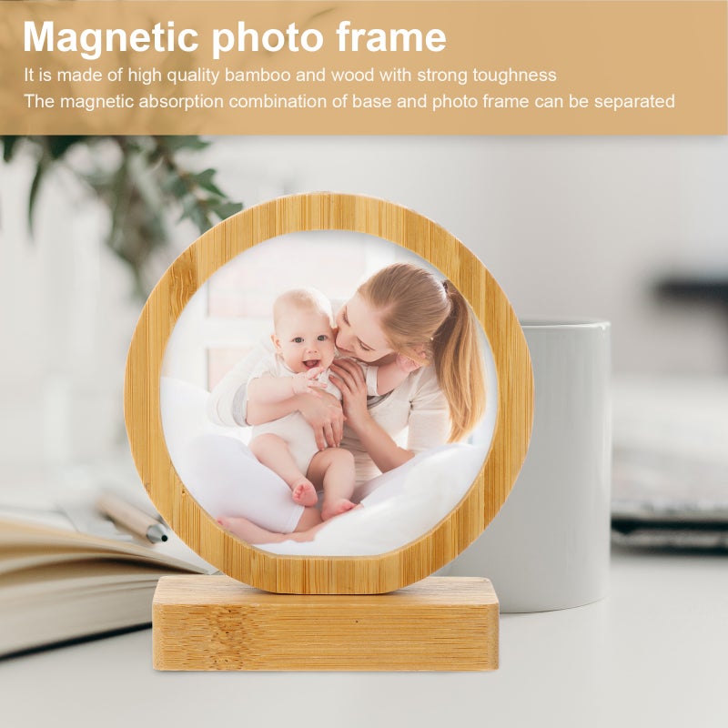 1 Pc Magnetic Photo Frame Photo Holder Practical Desktop Ornament ( ) - Image 2