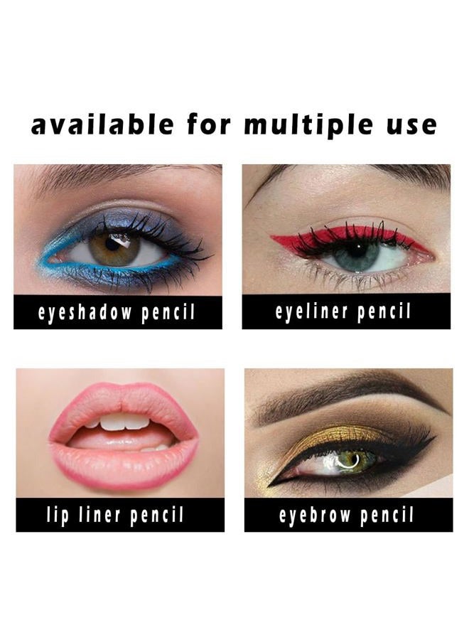 Linble Eyeliner Pencils - 12 Colors Retractable Eye Makeup Liners for Women, Easy Apply Colored Eyebrow Pencil Waterproof Soft Crayon Eye Shadow Set - Image 4