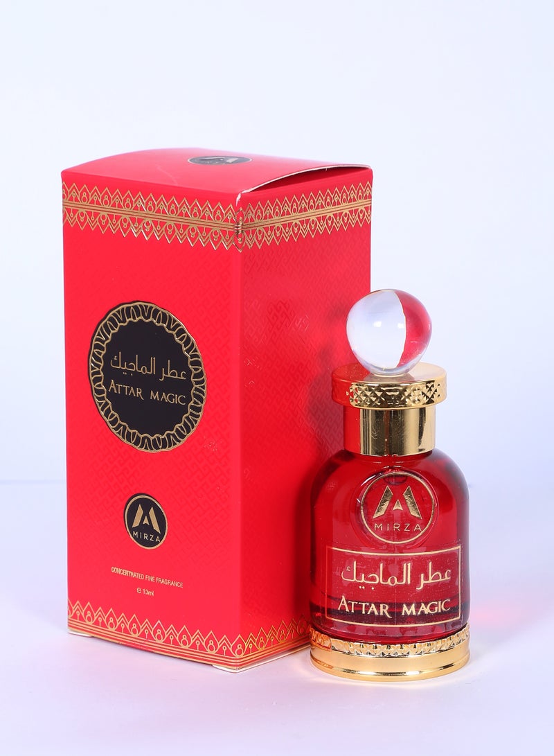 MIRZA ATTAR MAGIC Perfume Oil 13ml Attar - Long Lasting Concentrated Perfume For Men and Women Premium Arabian Fragrance | Alcohol-Free. - Image 1