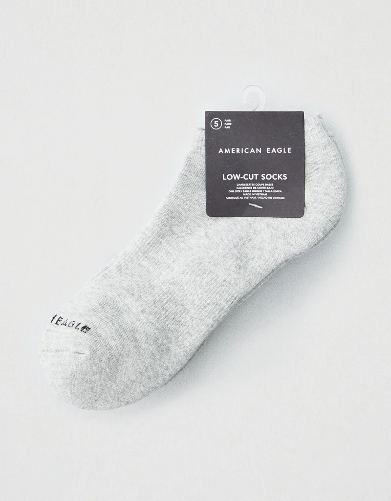 American Eagle AEO Low Cut Socks 5-Pack