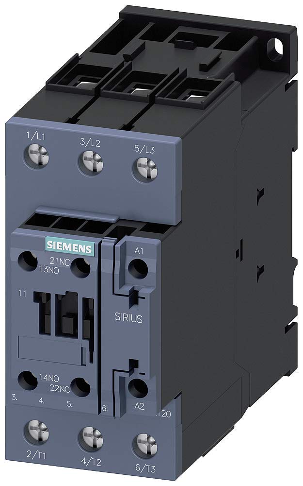 SIEMENS Siemens 50A 22Kw With 1No1Nc S2 230V Ac Power Contactor Screw Terminal 3RT20361AL20 