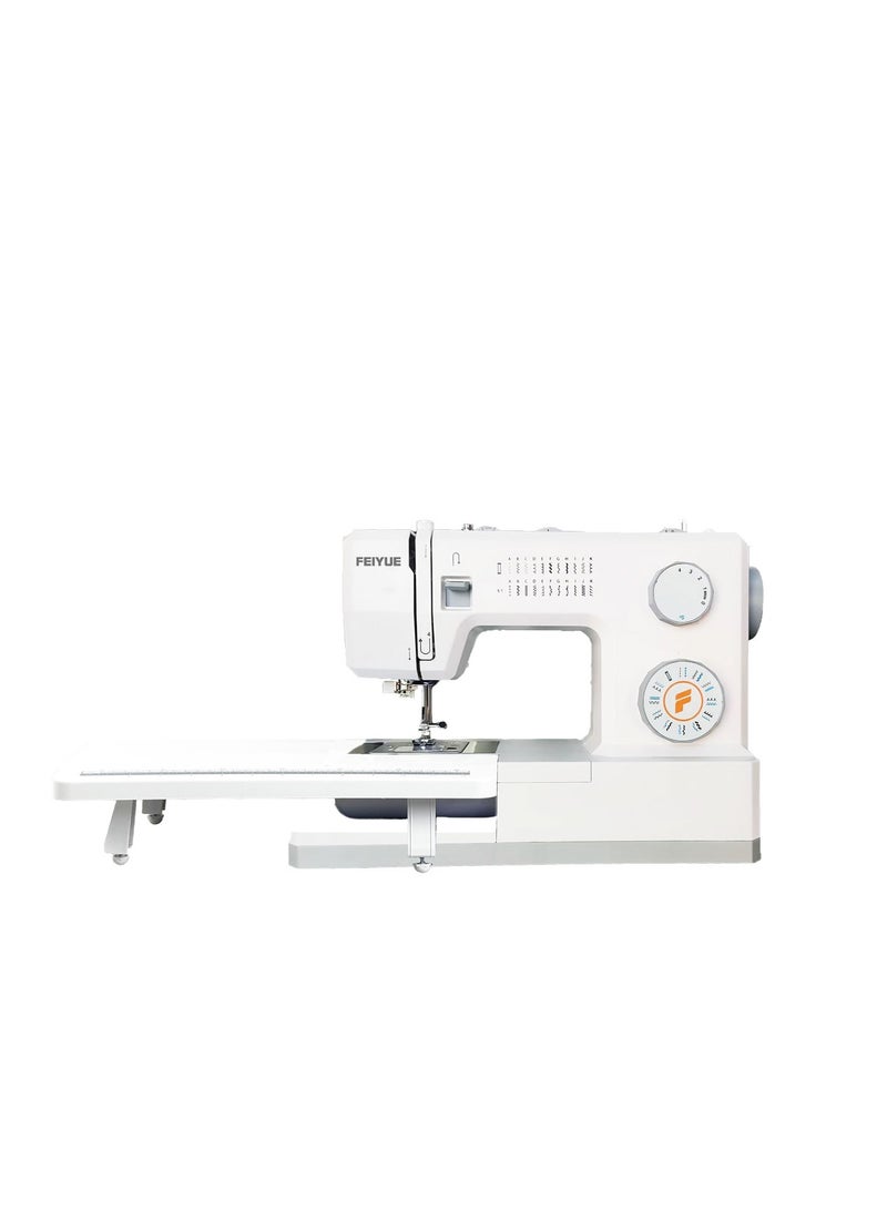 فيوي مكينة خياطة منزلية فييو 23 غرزة مزودة مع طاولة جانبية بمحرك سيرفو FY350 - Image 1