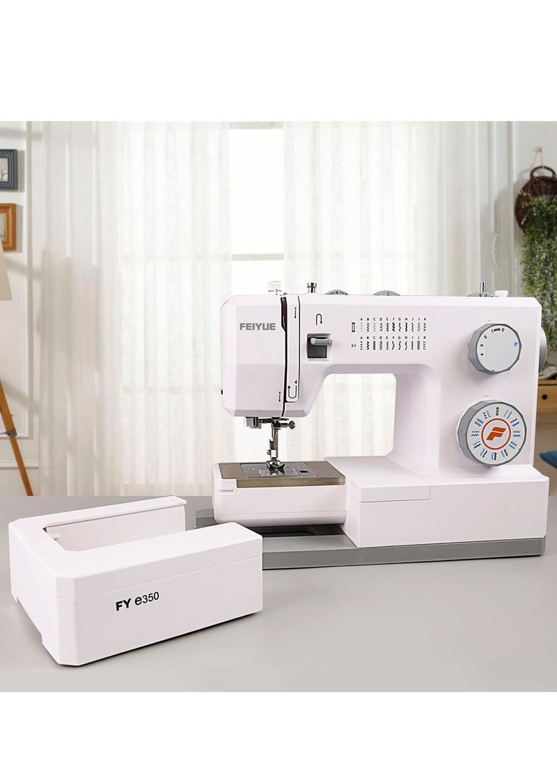 فيوي مكينة خياطة منزلية فييو 23 غرزة مزودة مع طاولة جانبية بمحرك سيرفو FY350 - Image 3