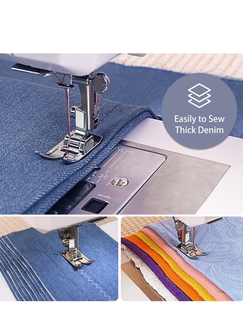 فيوي مكينة خياطة منزلية فييو 23 غرزة مزودة مع طاولة جانبية بمحرك سيرفو FY350 - Image 5