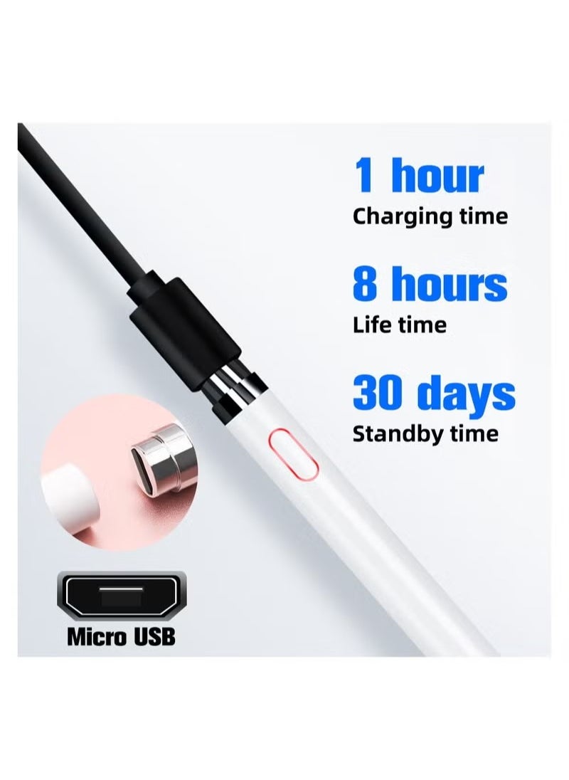 2nd Stylus Pen with Wireless Charging Pencil White 【Anti - Stain & Fingerprint】【Powerful Battery Life】【Excellent Experience】  - Image 3