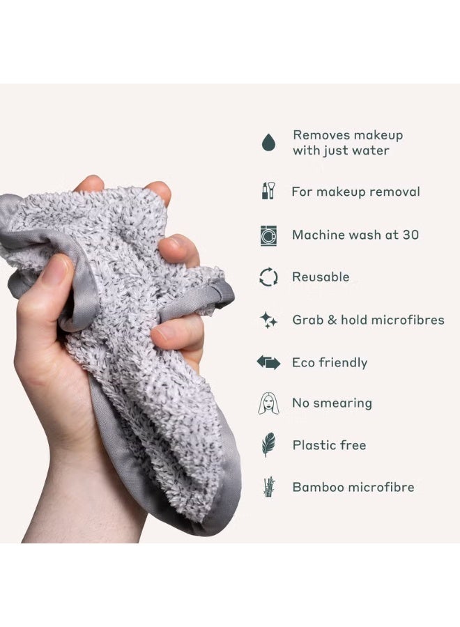 Magnitone London MAGNITONE WipeOut 100% Microfibre Bamboo Cleansing Cloths 2 Pack - Image 2