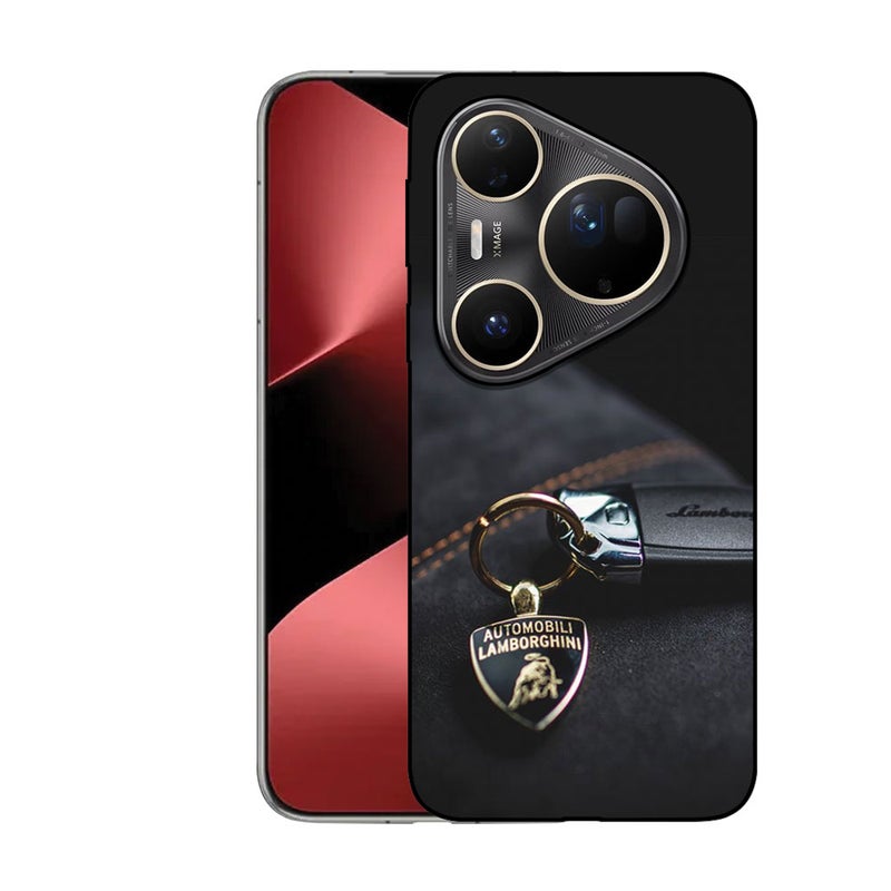 EYE CATCH Printed Protective Case Cover For Huawei Pura 80 Pro -  Lamborghini Key Chain - Image 1