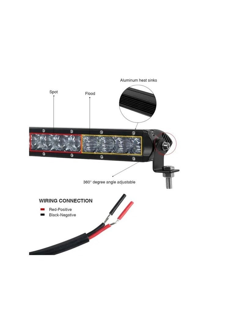 Toby's - 52-Inches TG 6D-500W Bar Light IP68 Waterproof Rating CREE Light Source with 15000LM Lumens - Image 1