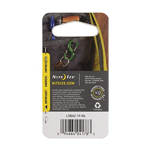 Nite Ize S-Biner Slidelock Aluminum #2-Orange - Image 3