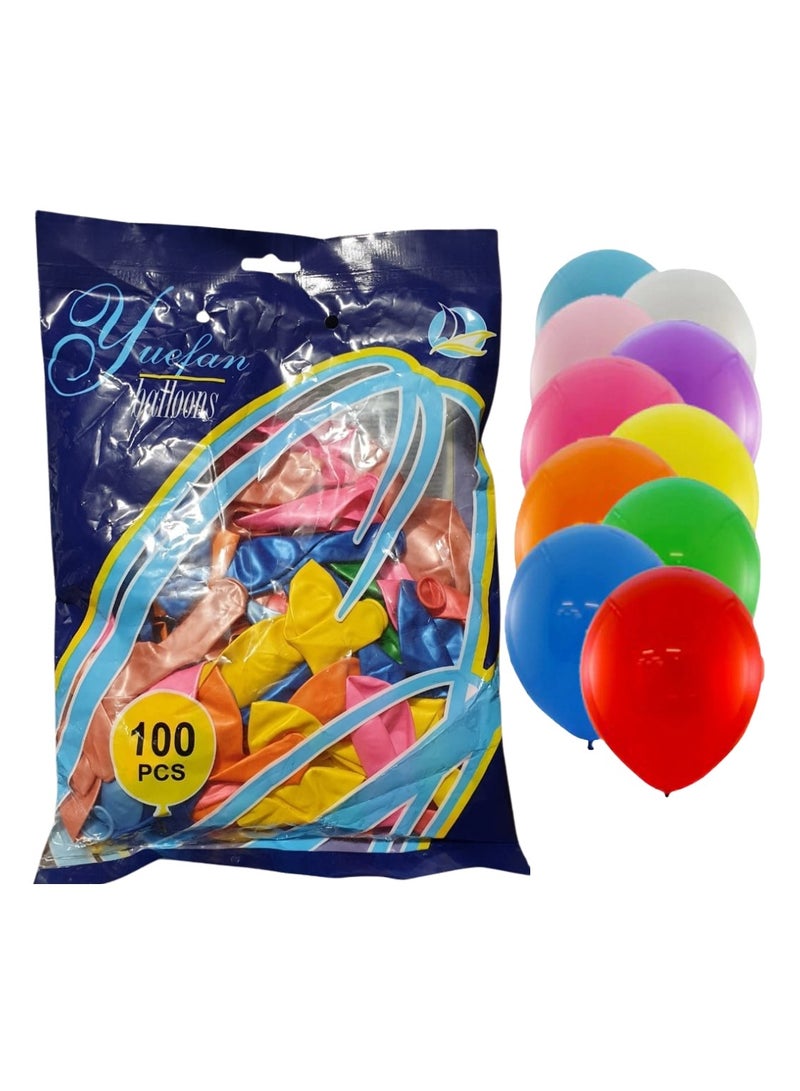 Bag of 100 Balloons – Multicolor - Image 4
