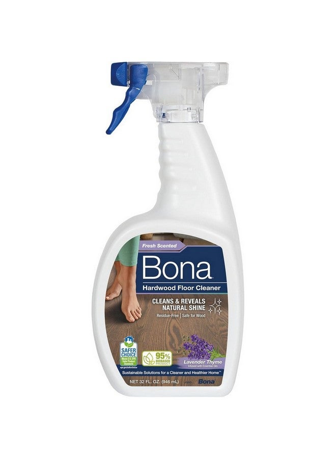BONA Residue-Free Lavender Thyme Scented Hardwood Floor Cleaner Spray 32fl oz WM700054018 - Image 1