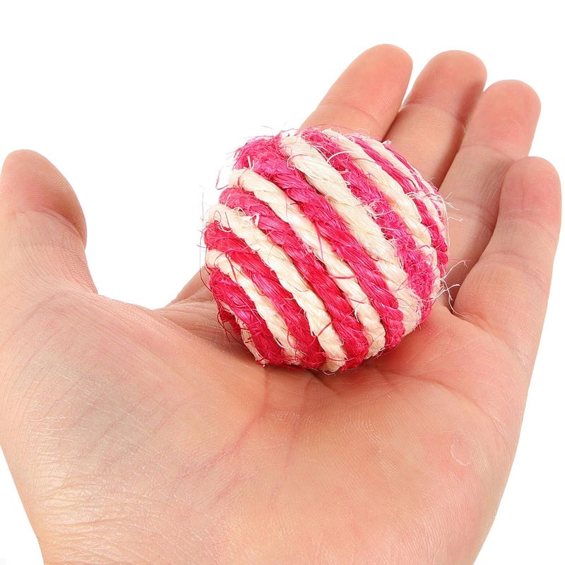 35 Pcs Sisal Cat Balls Interactive Scratcher Toys For Indoor Kitten Exercise Random Color - Image 5