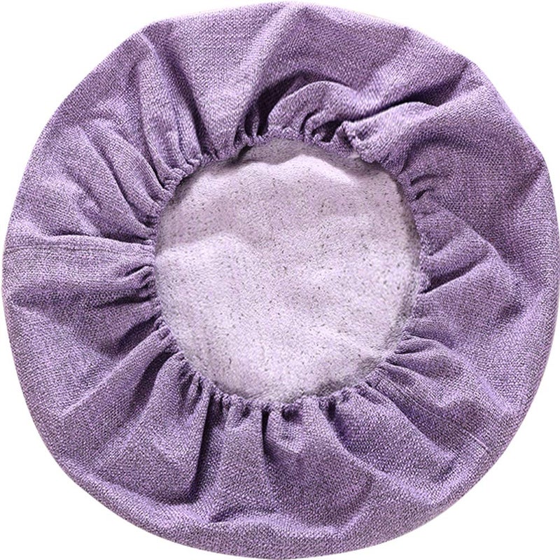 Kelendle Round Floor Pillow Cover Tatami Floor Cushion Cover Straw Japanese Futon Cover Meditation Seating Ottoman Throw Cover Protector for Living Room Indoor Outdoor Violet2362 inches