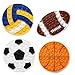 DEARIDAP 4 PCS Sports Fidget Toys Sports Push Bubble Fidget Toys Stress Anxiety Relief Relax Toy Silicone Squeeze Toy Set for Kids Adults School Party Favors Basketball Volleyball Football Soccer - Image 2