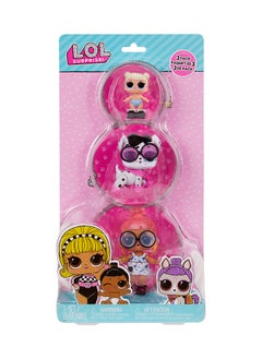 Tot/Pet/Sis-Block Party B.B. + Dollmation + Lil Curious Q.T., Great Gift For Kids Girls Boys Ages 4 5 6+ Years Old