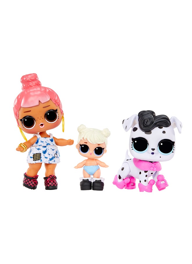 L.O.L. SURPRISE! - Tot/Pet/Sis-Block Party B.B. + Dollmation + Lil Curious Q.T., Great Gift For Kids Girls Boys Ages 4 5 6+ Years Old - Image 1