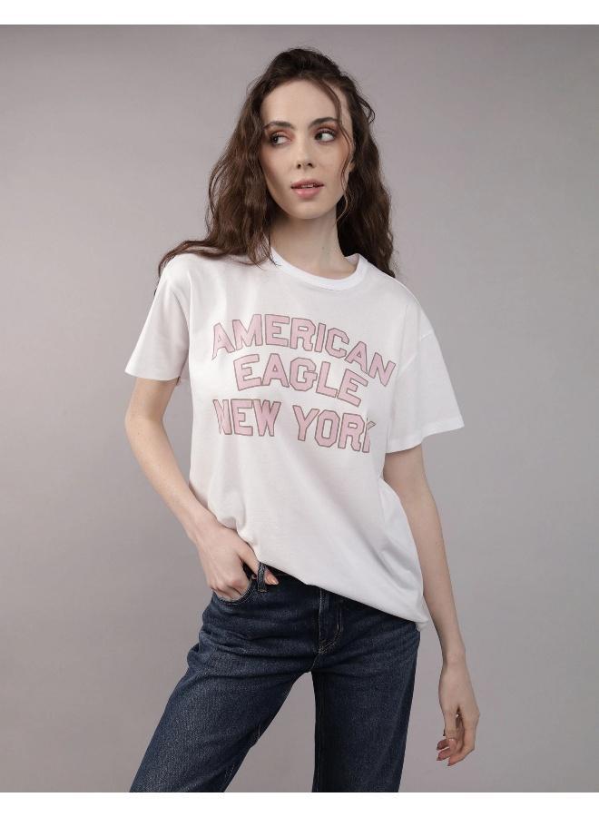 American Eagle AE Boyfriend Logo Graphic T-Shirt - Image 1