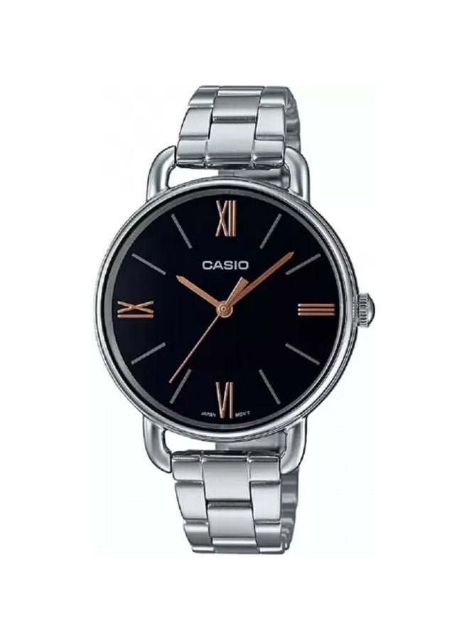CASIO Stainless Steel Analog Watch LTP-E414D-1ADF - Image 1