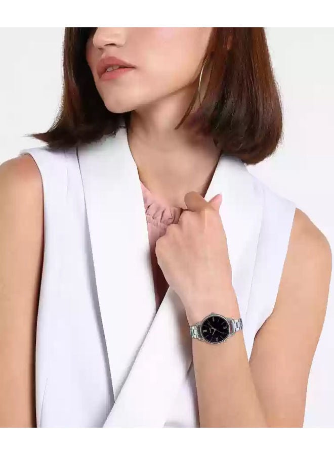 CASIO Stainless Steel Analog Watch LTP-E414D-1ADF - Image 2