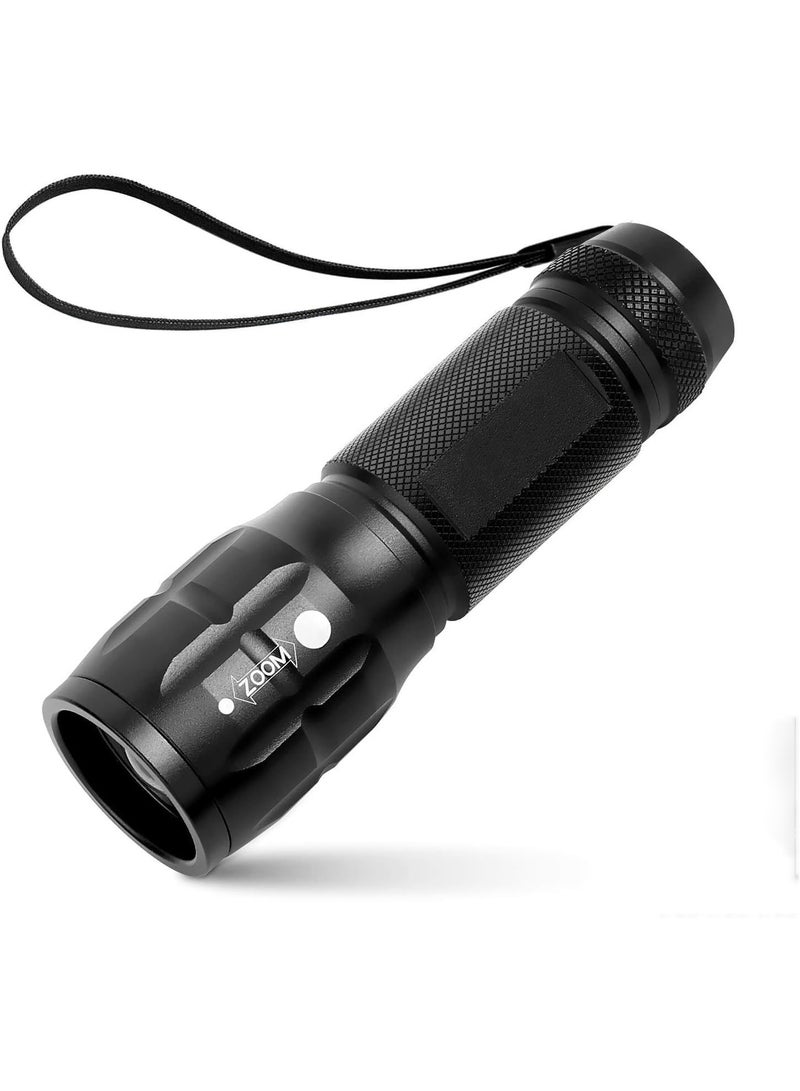 LED Flashlights High Lumens, Small Flashlight, Zoomable, Waterproof, Adjustable Brightness Flash Light for Outdoor, Emergency, AAA Batteries Included, Tactical Camping Accessories  - Image 1