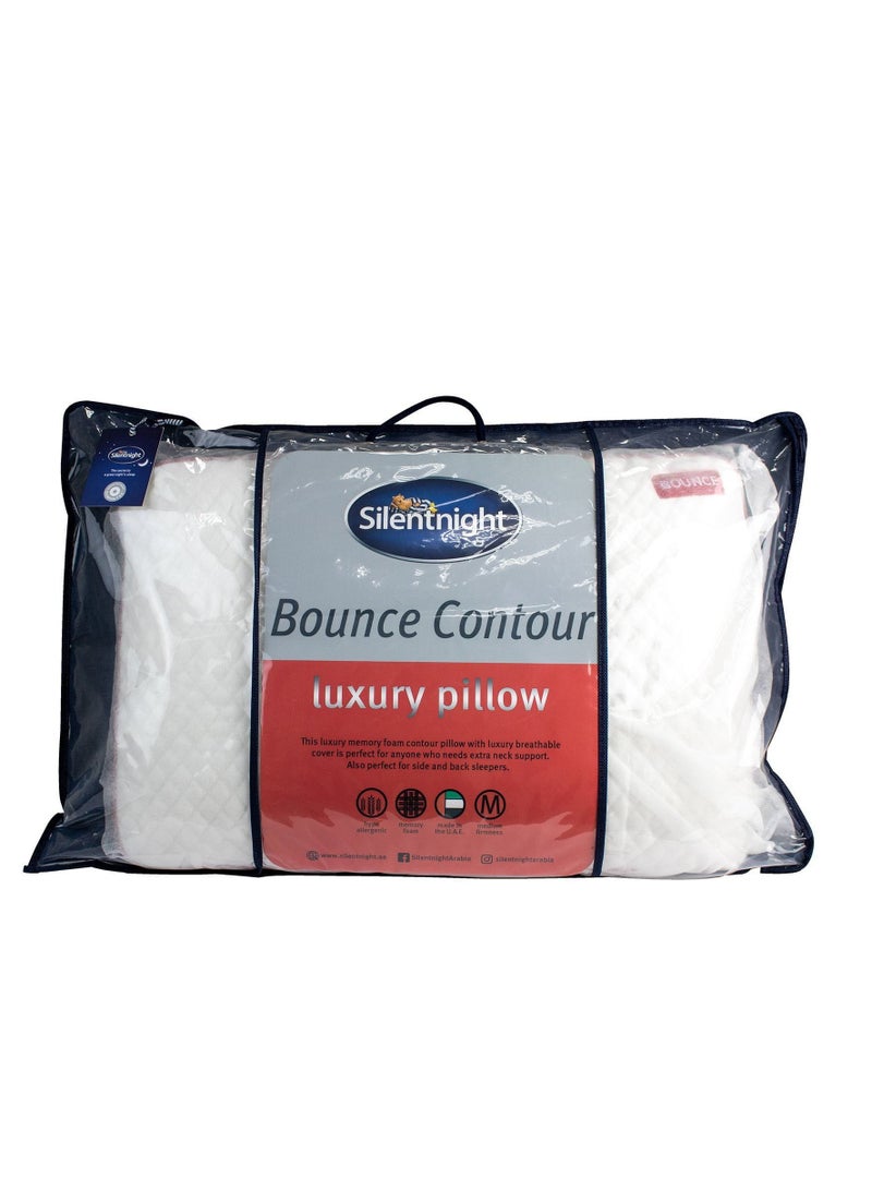 سايلنت نايت وسادة كونتور باونس ميموري فوم - Image 1