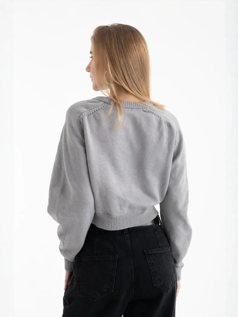 HICCUP Crew Neck Basic Sweater