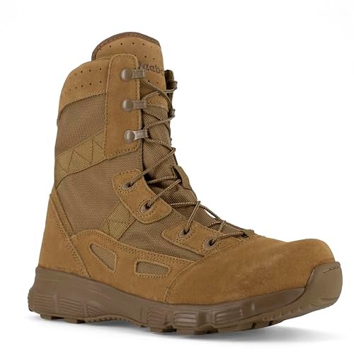Reebok Duty Men's 8" Hyper Velocity Rb8281 Soft-toe Military Coyote - 6 Medium - Image 1