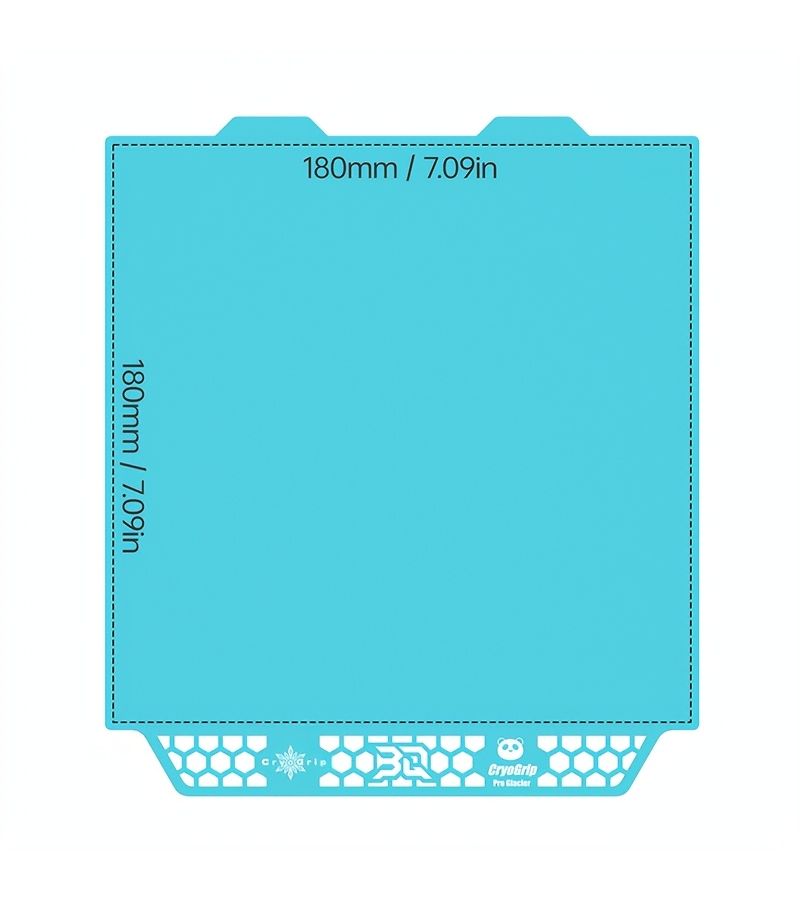 3D Printer Cold Plate Glacier 184x184mm CryoGrip Pro For A1 Mini Easy Take Models Low Temperature Printing - Image 2
