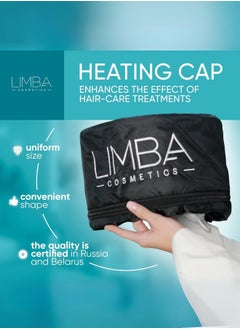 Limba Cosmetics Hair Steamer Head Spa Cap for Salon and Home Hair Care - Fast Heating, Adjustable Temperature and Enhanced Results,1st gen., Black Color  - Image 2