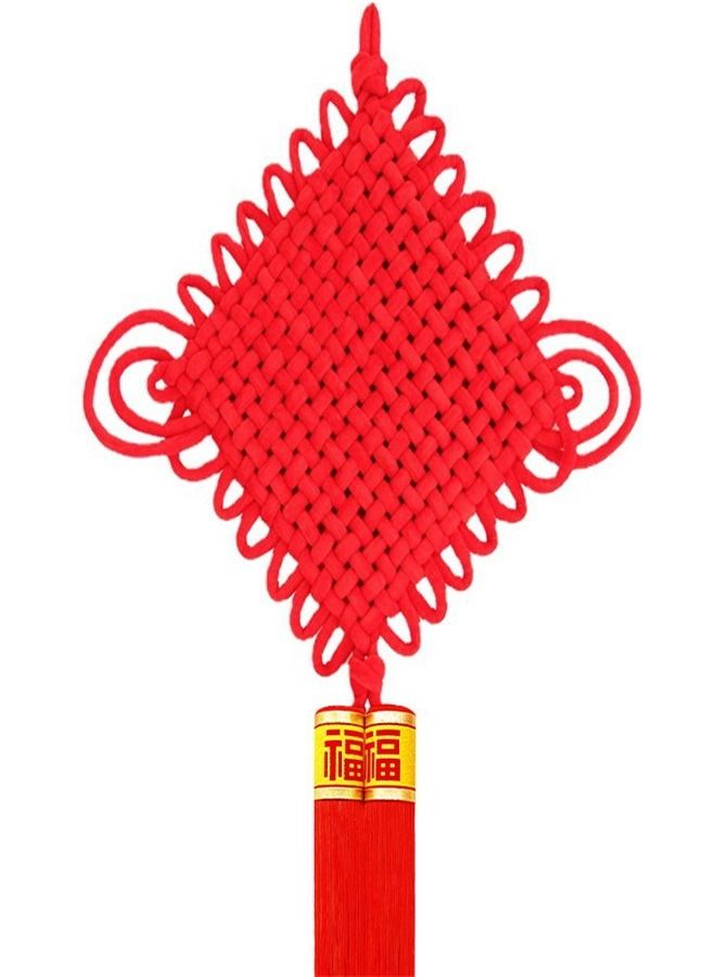Chinese Knot Hanging Ornament Plush Cloth Living Room Wall Decoration 