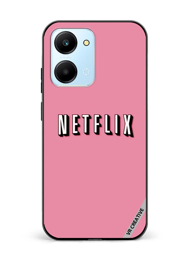VR CREATIVE Protective Case Cover For Honor Play7T Netflix Design Multicolour - Image 1