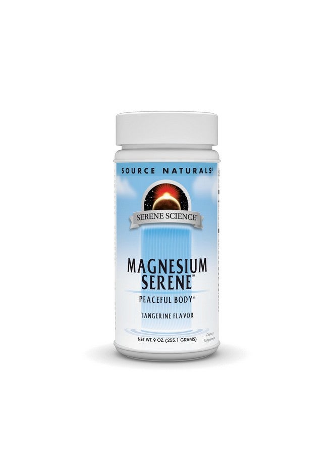 Source Naturals Serene Science Magnesium Serene, Peaceful Body*, Tangerine Flavored - 9 Ounce Powder - Image 1
