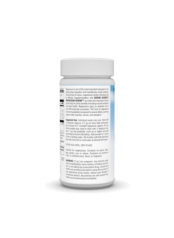 Source Naturals Serene Science Magnesium Serene, Peaceful Body*, Tangerine Flavored - 9 Ounce Powder - Image 3