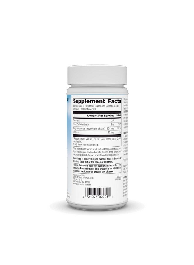Source Naturals Serene Science Magnesium Serene, Peaceful Body*, Tangerine Flavored - 9 Ounce Powder - Image 2