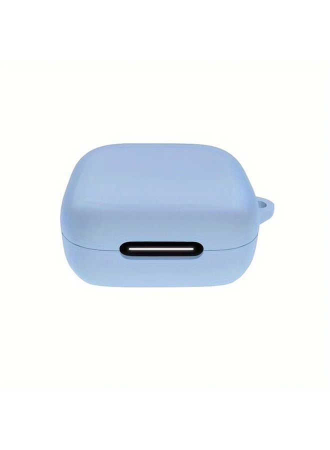 Soundcore P30i Wireless Earbuds Case Sky Blue Silicone Cover With Free Hook Anti Fall Dustproof - Image 1