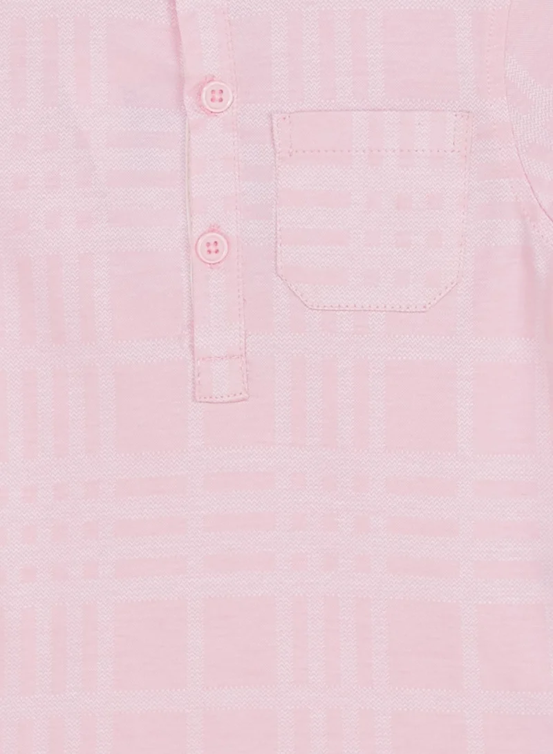 Nauti Nati For Namshi Nauti Nati Boys Pink Standard Opaque Casual Shirt