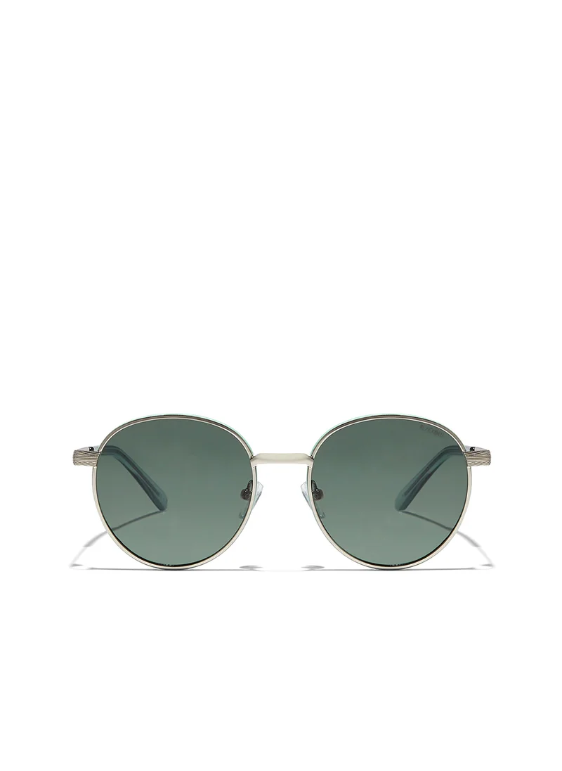 بلاك أوت Vernis,Women Sunglasses, Round Sunglasses, UV Protection: UV400 (Silver,Grey)