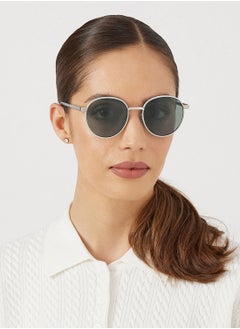 Blackout Vernis,Women Sunglasses, Round Sunglasses, UV Protection: UV400 (Silver,Grey)  - Image 4