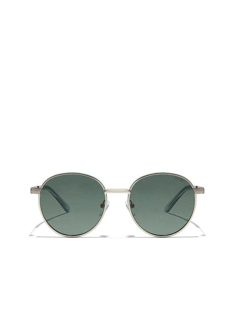 Blackout Vernis,Women Sunglasses, Round Sunglasses, UV Protection: UV400 (Silver,Grey)