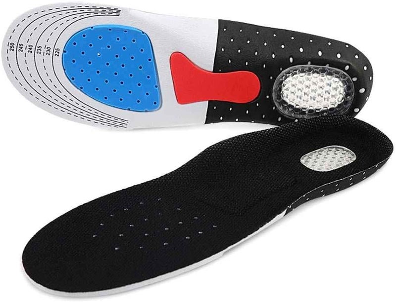 Happystep Sport Gel Insoles, Heel Cushioning and Shock Absorption US Men Size 8-11 or US Women Size 10-12