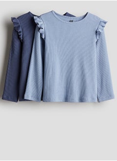H&M 2-Pack Ribbed Cotton Tops  - Image 1