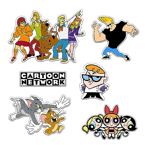 Deep Print Acrylic Fridge Magnet Cartoon Network Theme Set of 6 Magnet || Waterproof - Image 1