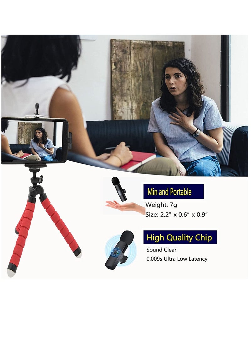 ELTRAZONE Professional Wireless Lavalier Lapel Microphone for Android Phone - Cordless Omnidirectional Condenser Recording Mic for Interview Video Podcast Vlog YouTube - Image 4