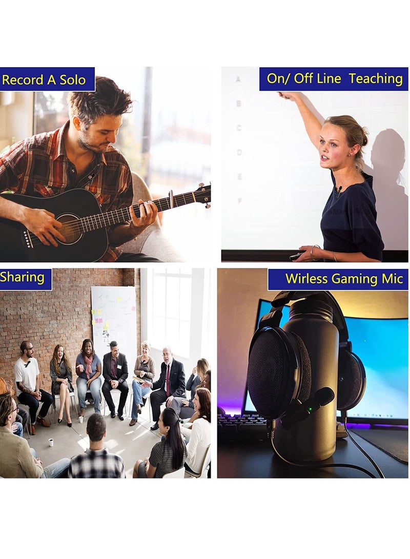 ELTRAZONE Professional Wireless Lavalier Lapel Microphone for Android Phone - Cordless Omnidirectional Condenser Recording Mic for Interview Video Podcast Vlog YouTube - Image 5