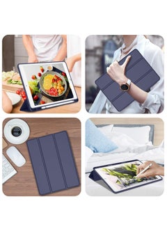 MIGOFAST iPad 9th Generation Case 2021 iPad 8th Generation Case 2020 10.2 Inch with Pencil Holder iPad 7th Gen 2019 Case with Soft Baby Skin Silicone Back Auto Wake Sleep Cover  - Image 4