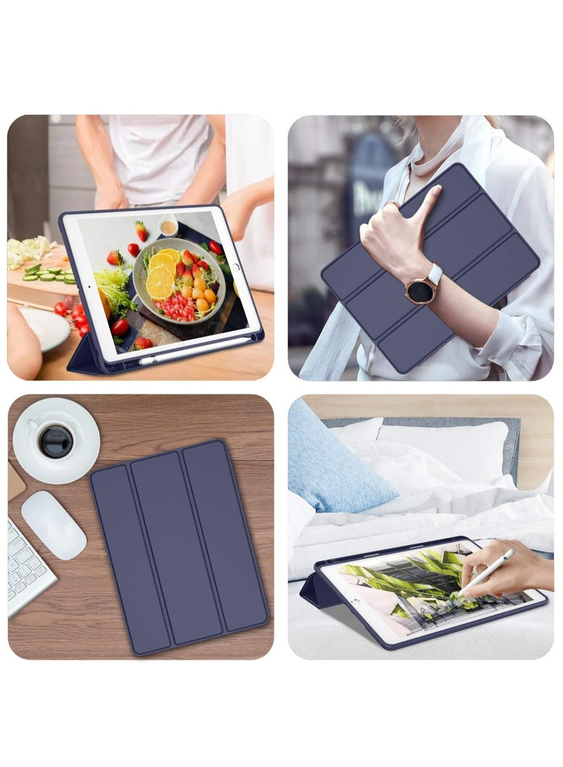 MIGOFAST iPad 9th Generation Case 2021 iPad 8th Generation Case 2020 10.2 Inch with Pencil Holder iPad 7th Gen 2019 Case with Soft Baby Skin Silicone Back Auto Wake Sleep Cover - Image 4
