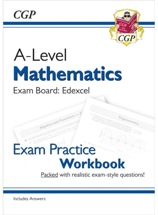 A Level Maths Edexcel Exam Practice Workbook includes Answers - Paperback