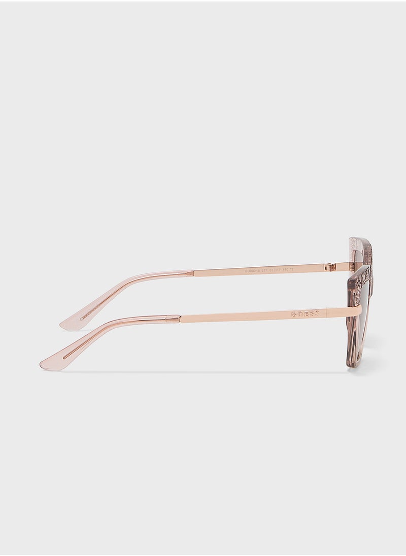 GUESS Gu0021657F53 Cat Eye Sunglasses  - Image 5