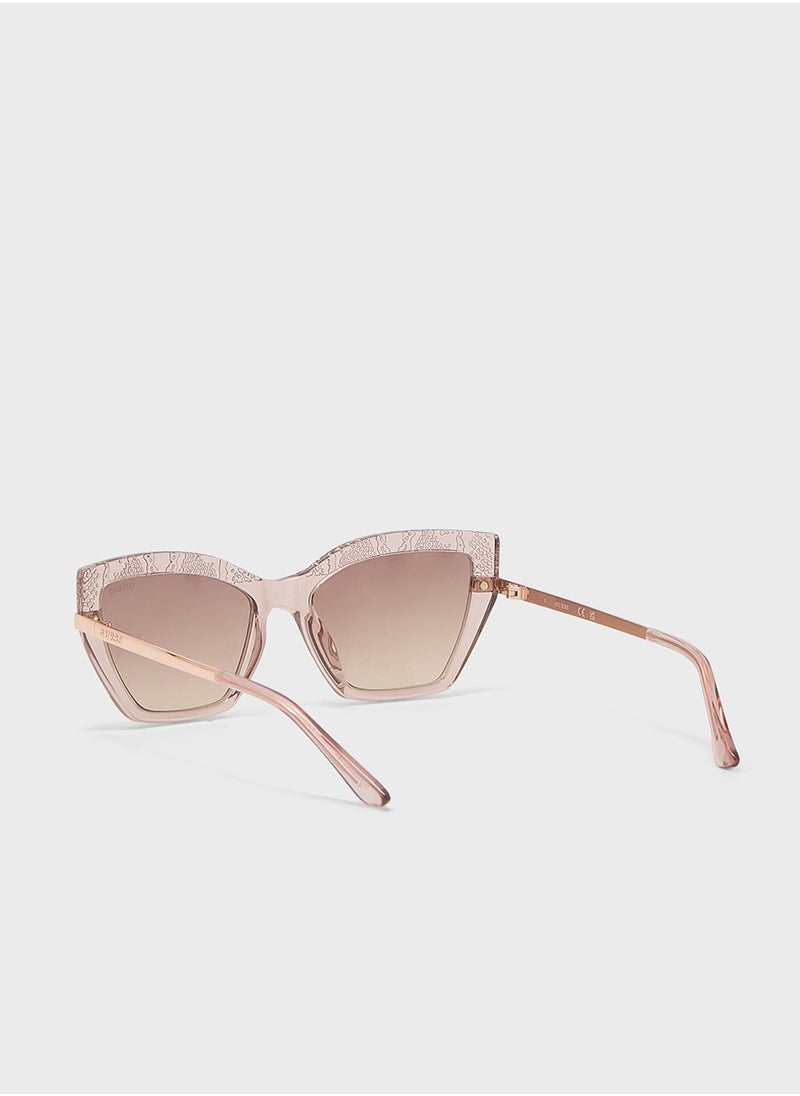 GUESS Gu0021657F53 Cat Eye Sunglasses  - Image 3
