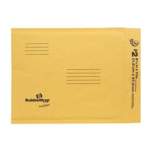 Duck Brand Kraft Bubble Mailers, #2-8.5 x 11 Inches, 5-Pack (284692) - Image 2